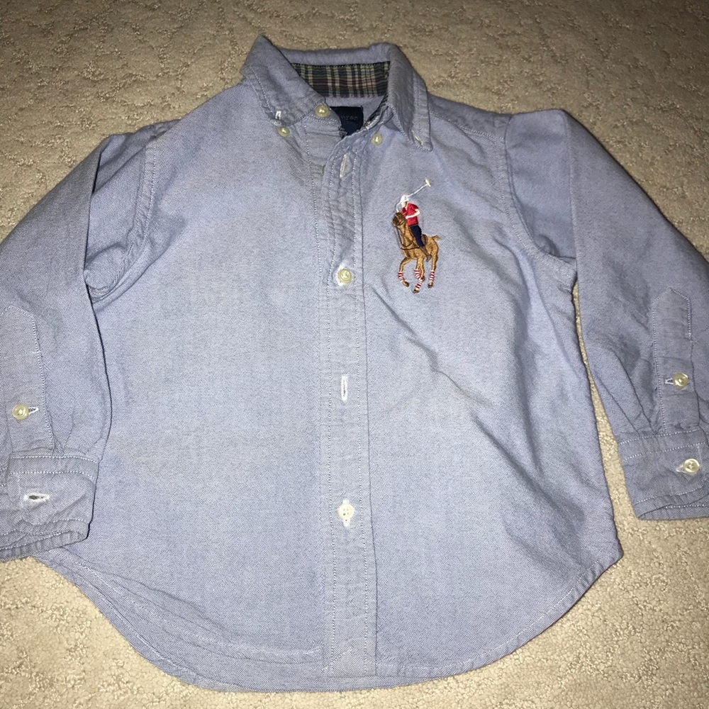 2T boys Ralph Lauren button down shirt